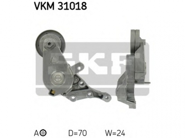 Idler pulley VKM 31018 (SKF)