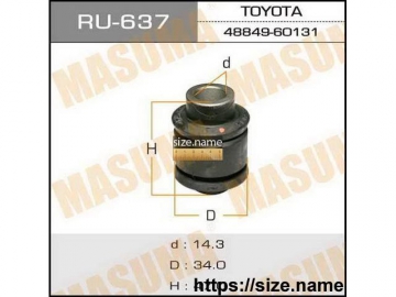 Suspension bush RU-637 (MASUMA)