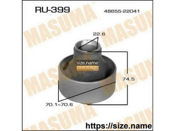 Suspension bush RU-399 (MASUMA)