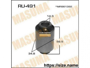 Suspension bush RU-491 (MASUMA)