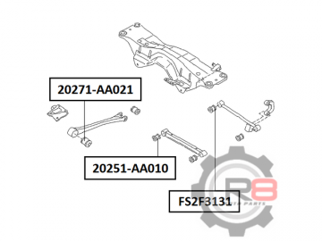 Сайлентблок 20251-AA010 (R8)