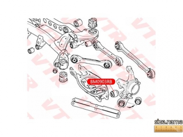 Сайлентблок BM0903RB (VTR)