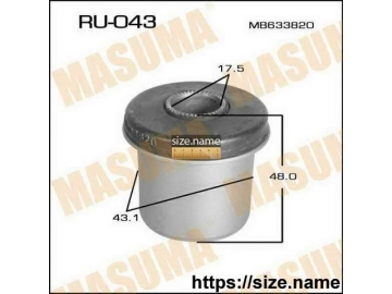 Suspension bush RU-043 (MASUMA)