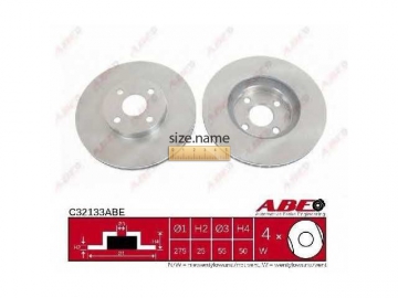 Brake Rotor C32133ABE (ABE)