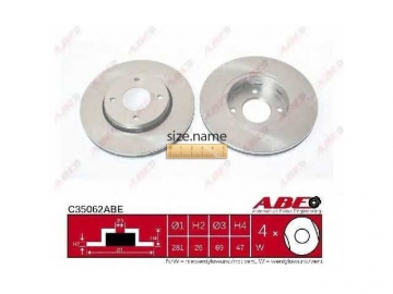 Brake Rotor C35062ABE (ABE)