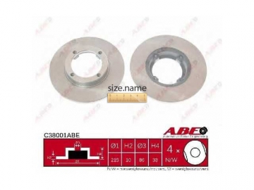 Brake Rotor C38001ABE (ABE)