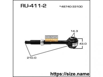 Suspension bush RU-411-2 (MASUMA)