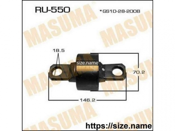 Сайлентблок RU-550 (MASUMA)