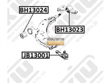 Suspension bush BH13023 (JIKIU)