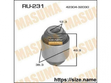 Suspension bush RU-231 (MASUMA)