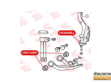 Сайлентблок CR0116RP (VTR)