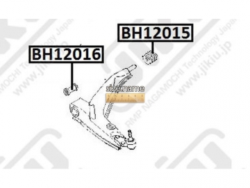 Suspension bush BH12016 (JIKIU)