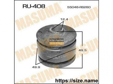 Suspension bush RU-408 (MASUMA)