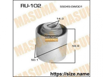 Suspension bush RU-102 (MASUMA)