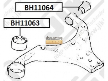 Сайлентблок BH13012 (JIKIU)