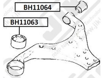 Suspension bush BH11107 (JIKIU)