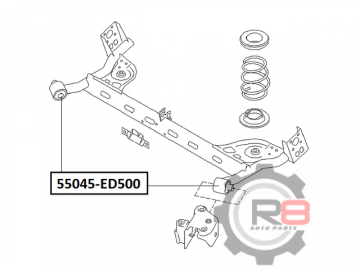 Suspension bush 55045-ED500 (R8)