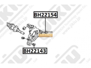 Suspension bush BH22154 (JIKIU)