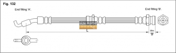 Тормозной шланг FT5202 (K&K)