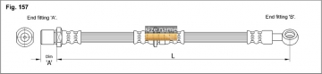 Тормозной шланг FT0203 (K&K)
