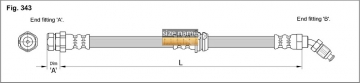 Тормозной шланг FT0264 (K&K)