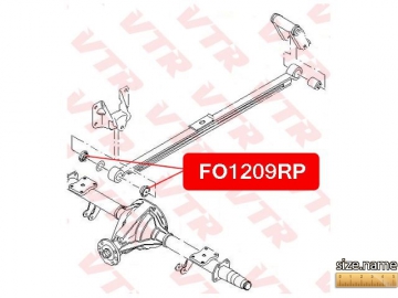 Suspension bush FO1209RP (VTR)