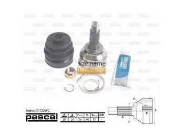 Outer CV Joint G10326PC (PASCAL)
