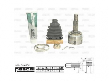 Outer CV Joint G10357PC (PASCAL)