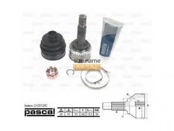 Outer CV Joint G10512PC (PASCAL)