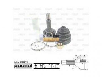 Outer CV Joint G11027PC (PASCAL)