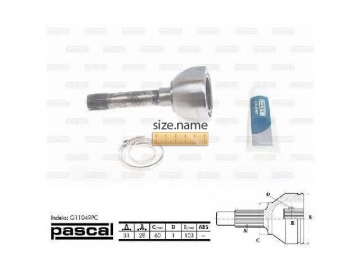 Outer CV Joint G11049PC (PASCAL)
