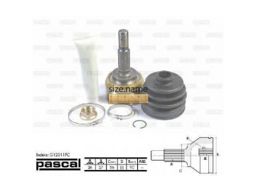 Outer CV Joint G12011PC (PASCAL)