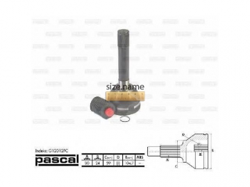 Outer CV Joint G12012PC (PASCAL)