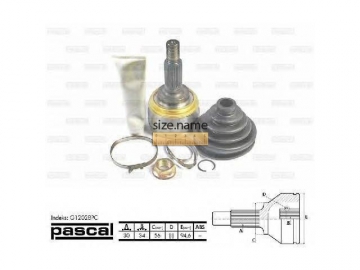 Outer CV Joint G12028PC (PASCAL)