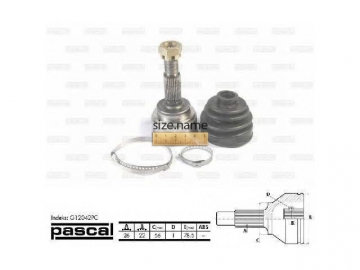 Outer CV Joint G12042PC (PASCAL)