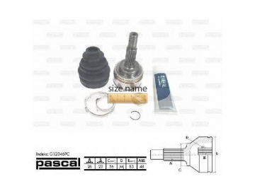 Outer CV Joint G12046PC (PASCAL)
