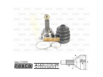 Outer CV Joint G13000PC (PASCAL)
