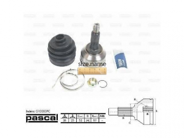 Outer CV Joint G13003PC (PASCAL)