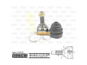Outer CV Joint G13004PC (PASCAL)