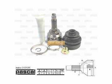Outer CV Joint G13012PC (PASCAL)