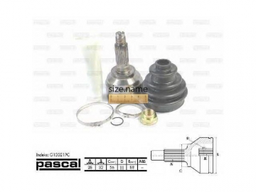 Outer CV Joint G13021PC (PASCAL)