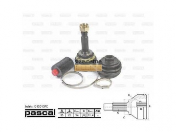 Outer CV Joint G15010PC (PASCAL)