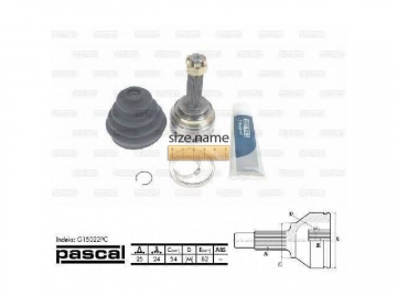 Outer CV Joint G15022PC (PASCAL)