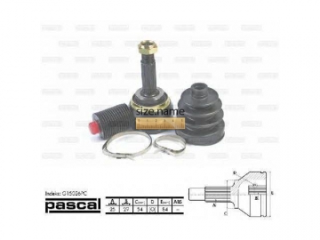 Outer CV Joint G15026PC (PASCAL)