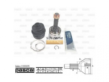 Outer CV Joint G18002PC (PASCAL)
