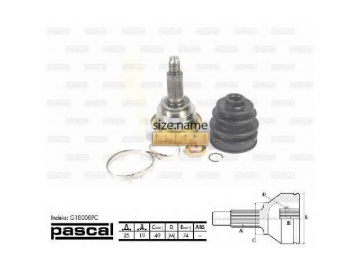 Outer CV Joint G18008PC (PASCAL)