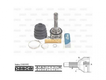 Outer CV Joint G18019PC (PASCAL)