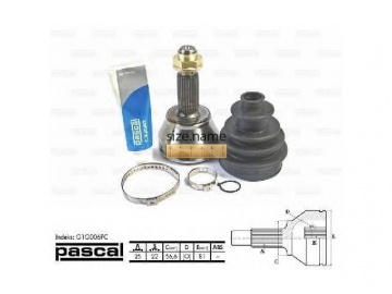 Outer CV Joint G1G006PC (PASCAL)