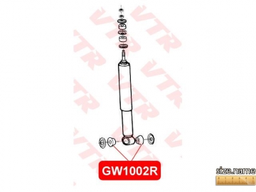 Сайлентблок GW1002R (VTR)