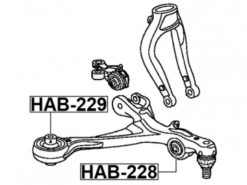 Сайлентблок HAB-228 (FEBEST)